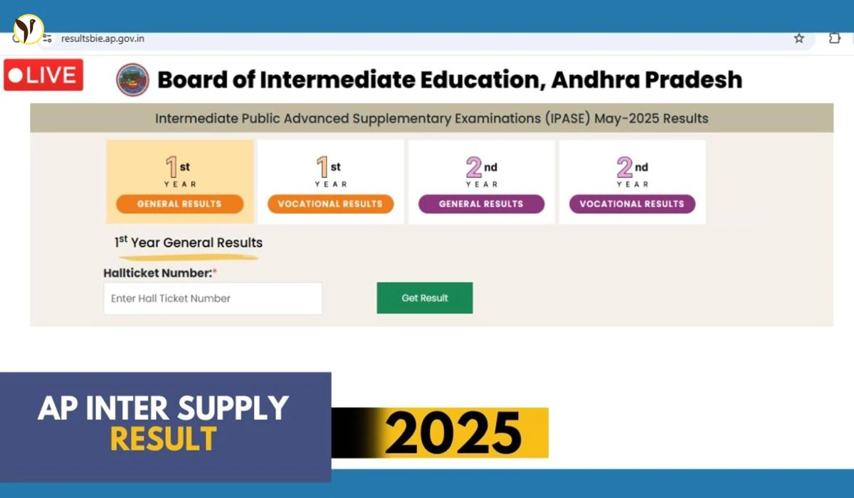 AP Inter Supply Results 2025 Out! Check Yours Now!