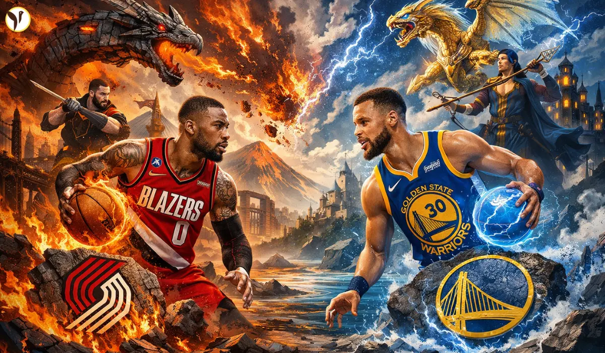 Trail Blazers vs Warriors