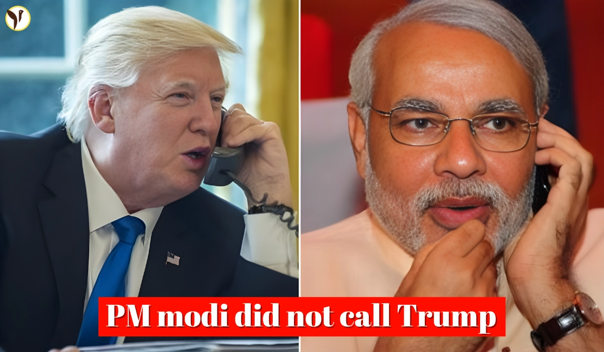 PM Modi Not Call Donald Trump