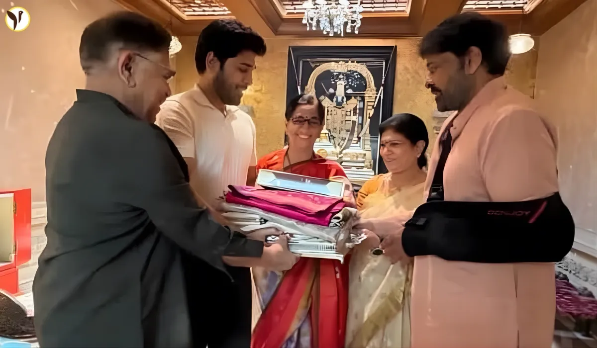 Allu Sirish & Nayanika Wedding: First Invite Given To Chiranjeevi