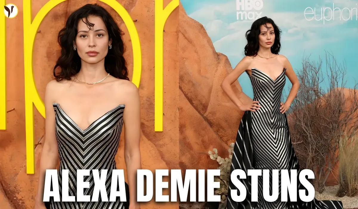 Alexa Demie Turns Heads in Vintage Look at Euphoria Premiere