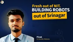 Pinak co-founded Robonox 