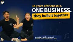 Arya Garg and Riya Agrawal