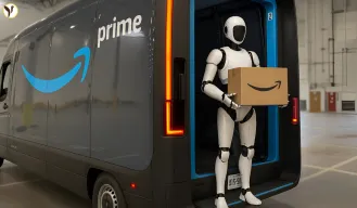 Amazon humanoid delivery robot