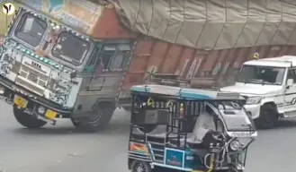 Rampur Accident: Overloaded Truck Crushes Bolero on Highway