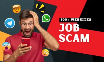 over 100 websites blocked, job scams on whatsapp and telegram