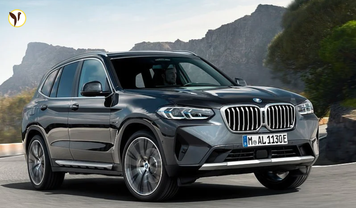 BMW X3 luxury SUV front view with sleek design and LED headlights, BMW X3 vs Audi Q5 - A comparison of top luxury SUVs in the U.S