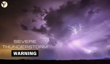 Severe thunderstorm and heavy rain moves across parts of North Texas
