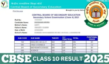 CBSE Class 10 Results 2025