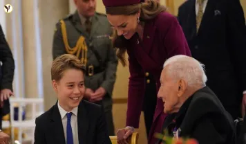 Prince George's VE Day Debut