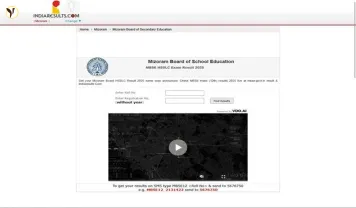 Mizoram HSSLC 2025 Results Released