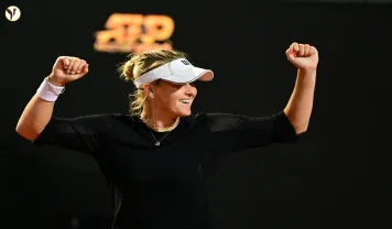 Stearns Stuns Svitolina in Rome