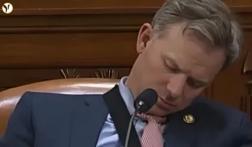 Blake Moore asleep