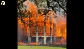 Nottoway Plantation Fire 2025 