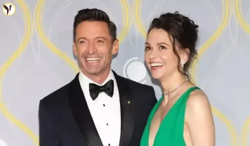 Sutton Foster and Hugh Jackman