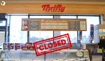 Thrifty Ice Cream Closure