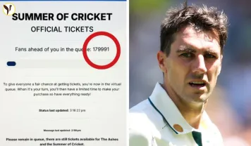 Ashes Ticket Chaos