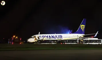 Ryanair flight turbulence