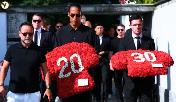 Liverpool Stars Attend Diogo Jota Funeral