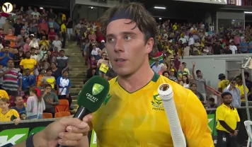 Dewald Brevis Hits Second Fastest T20I Century for South Africa
