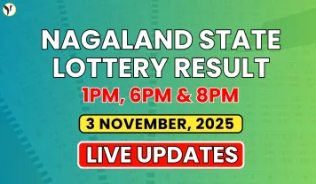 Nagaland State Lottery Result Today 3 November 2025