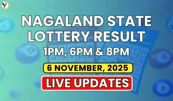 Nagaland State Lottery Result Today 6 November 2025