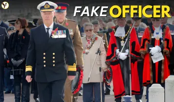 Fake Admiral Llandudno Remembrance