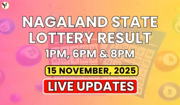 Nagaland State Lottery Result Today 15 November 2025