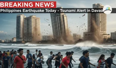 Philippines Earthquake Today: Davao Earthquake Updates, Tsunami Alert