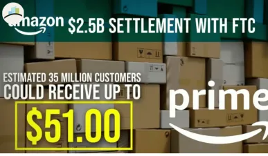Amazon Starts $2.5 Billion Payout to Prime Members After FTC Settlement