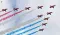 Red Arrows' VE Day Flypast