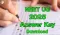 NEET UG 2025 Answer Key Released! Download Now & Challenge Answers