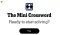 NYT Mini Crossword answers