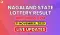Nagaland State Lottery Result Today 12 November 2025