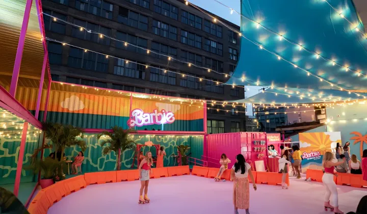 Barbie Cafe Chadstone Pink Playground
