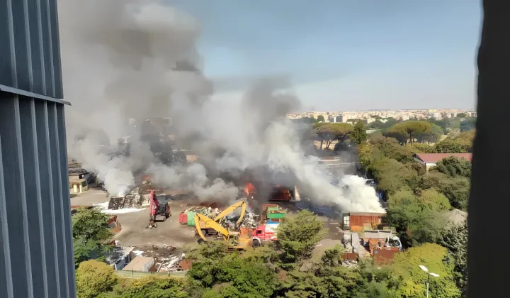 gas station blast Rome