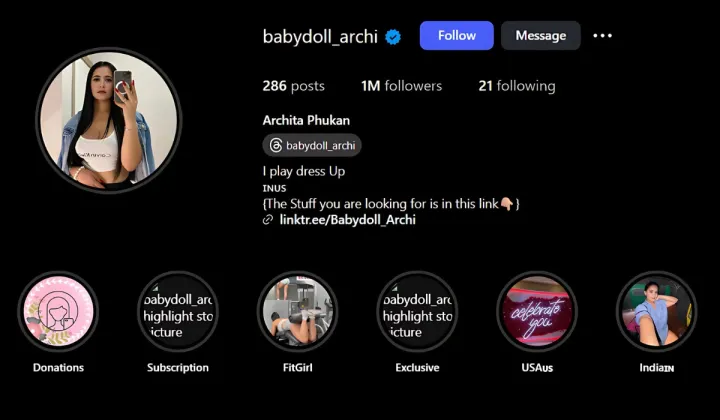 Archita Phukan Followers