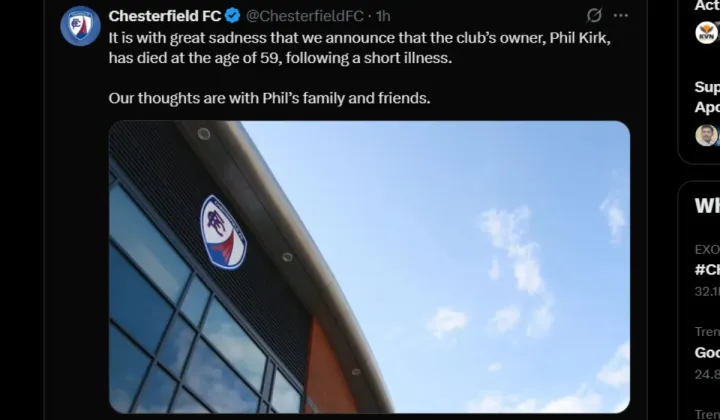 Chesterfield FC Statement