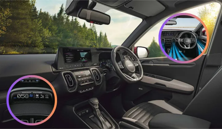 kia sonet interiors 