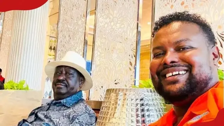 Raila Odinga in India