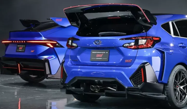 Subaru Performance-E and B STI Concepts