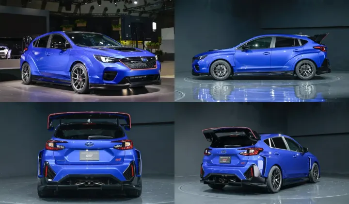 Subaru Performance-E and B STI Concepts