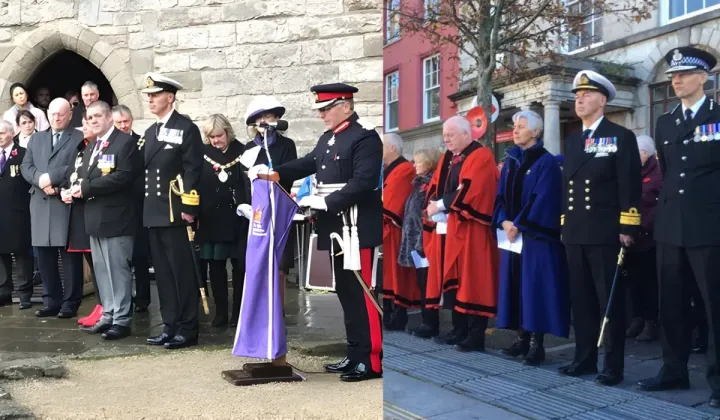 Fake Admiral Attend Remembrance Event