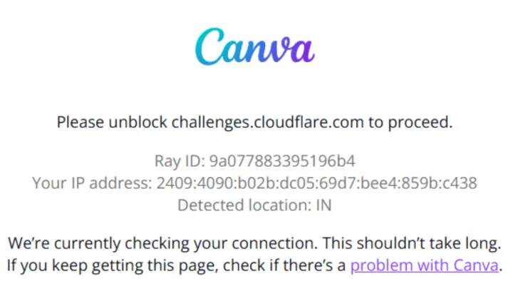 Canva Down