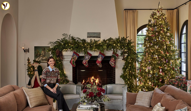Kendall Jenner’s Cozy Christmas Décor