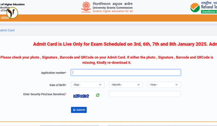 UGC NET Admit Card 2024