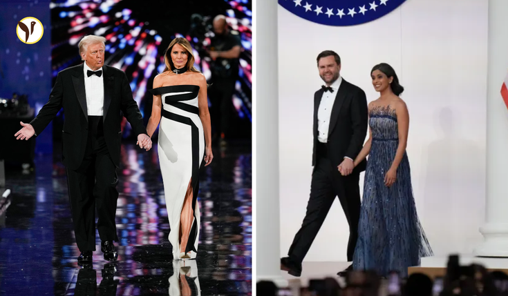 Melania Trump and Usha Vance