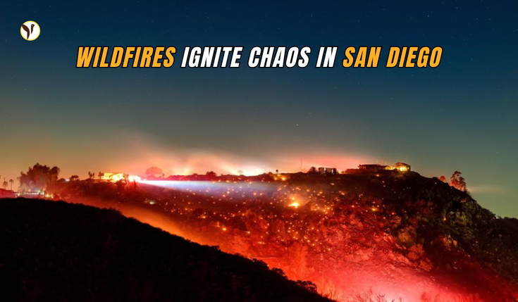 Fire outbreak in San Diego 
