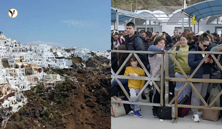 Santorini shaken after 200 tremors in four days.