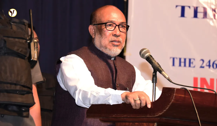 N Biren Singh resigns as Manipur CM amid BJP revolt and no-confidence motion.